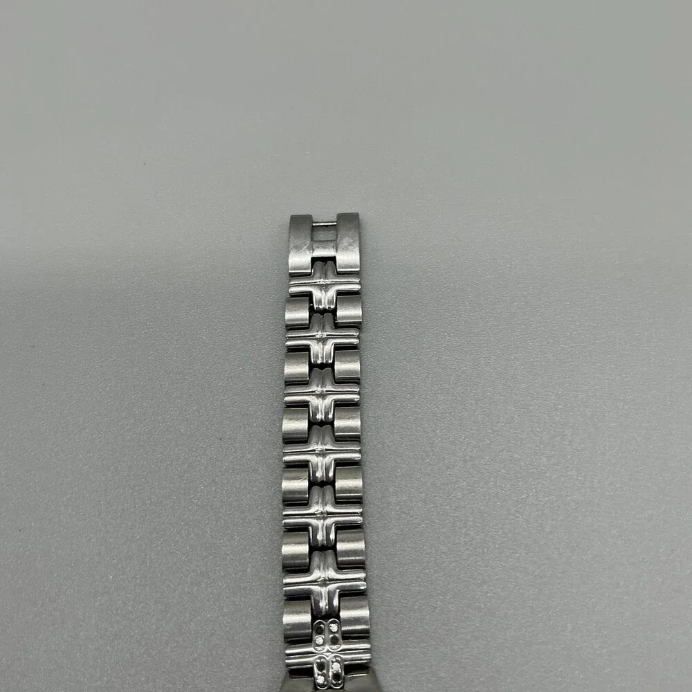 Invicta Womens Watch 22mm White Dial Silver Tone Crystals New Battery 6.5